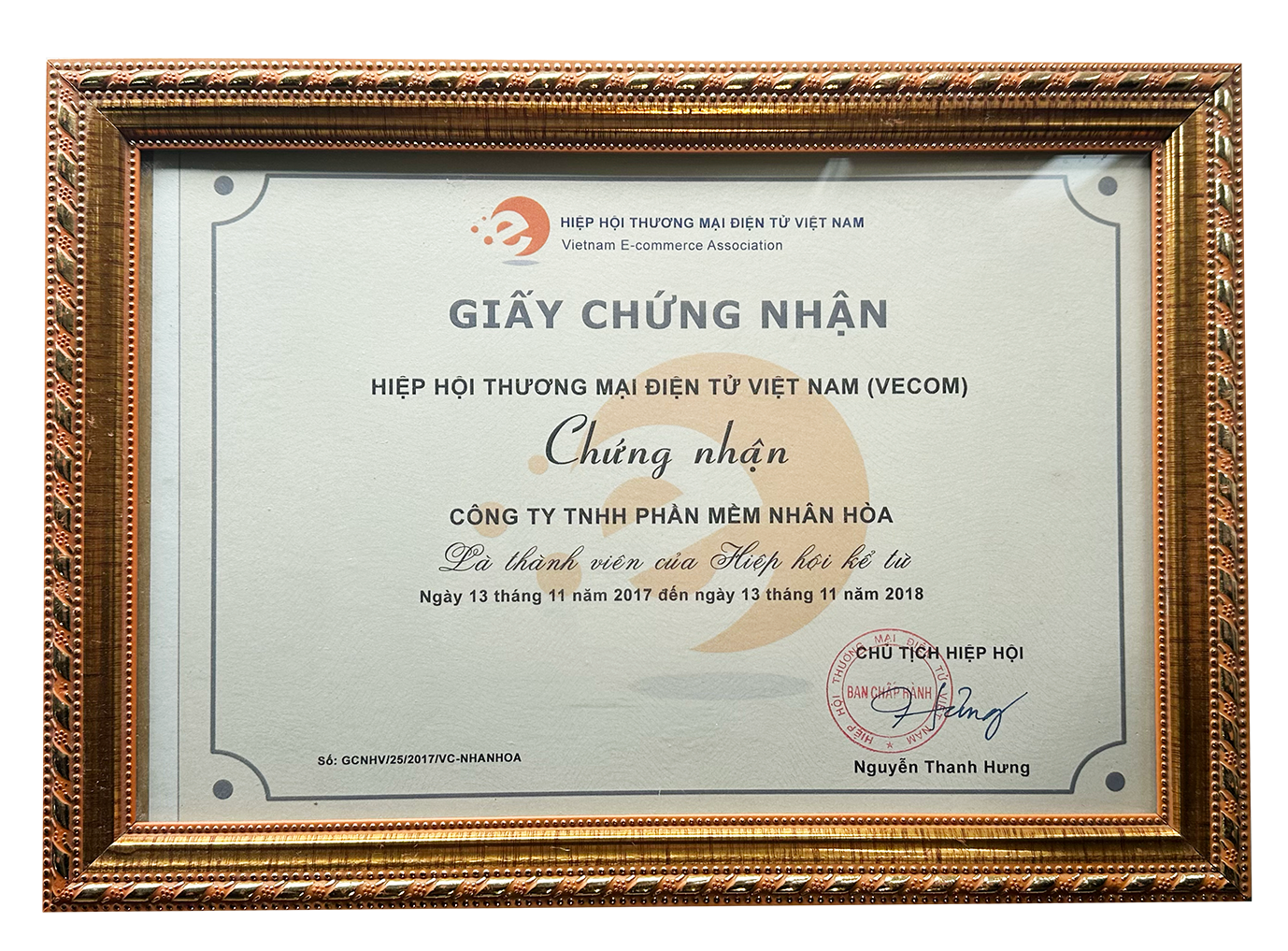 Thành viên Hiệp hội TMĐT Việt Nam 2017 - 2018