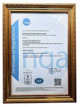 Chứng chỉ ISO 27001:2022