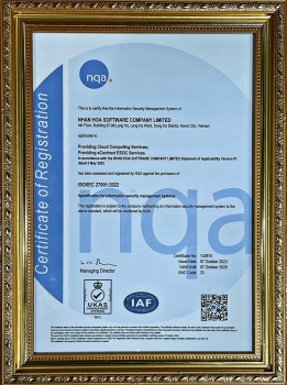 Lễ trao Giấy chứng nhận Hệ thống Quản lý An toàn Thông tin ISO/IEC 27001:2022