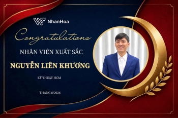 VINH DANH NHÂN SỰ XUẤT SẮC NHẤT THÁNG 08/2026
